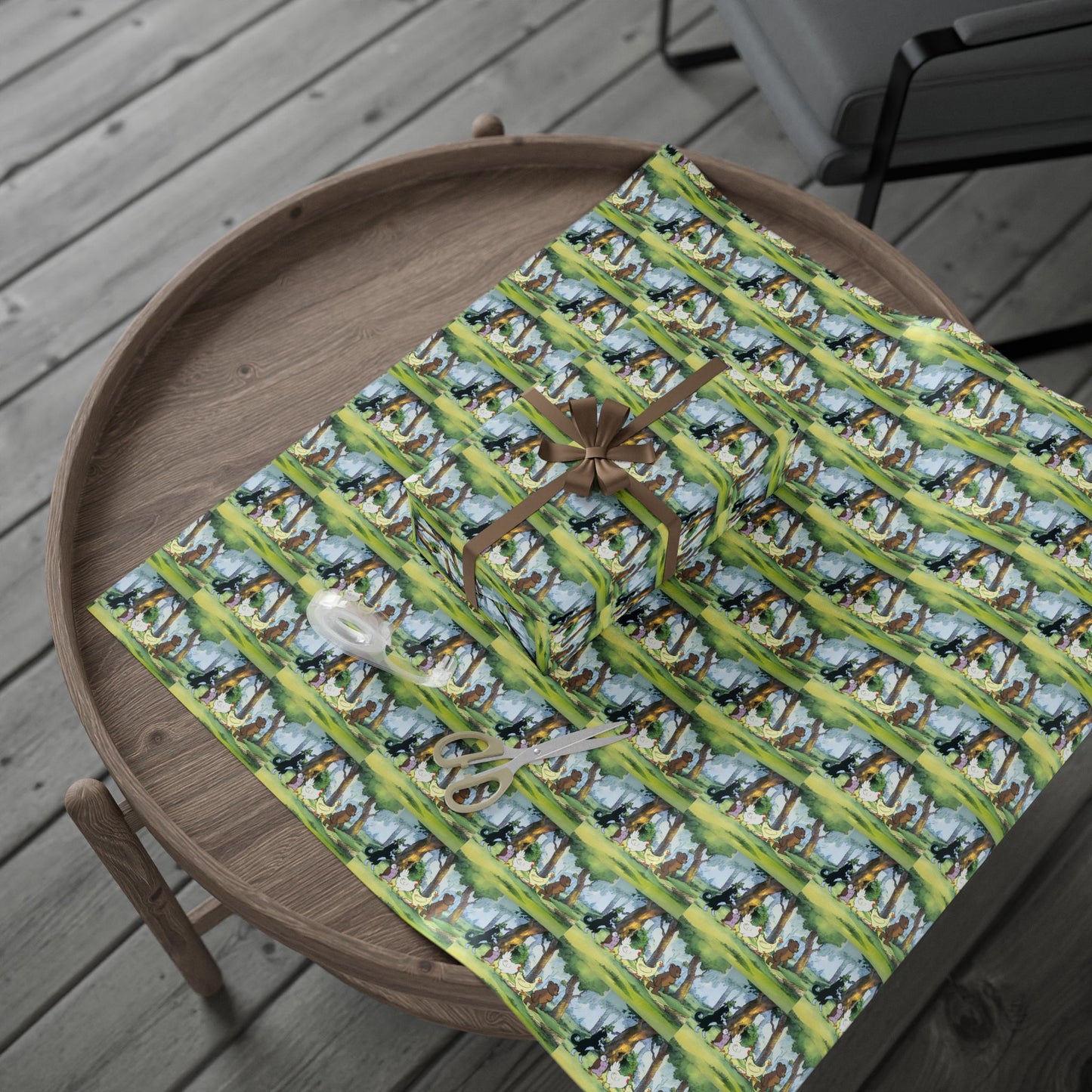 Little Bear Forest Nostalgia Gift Wrap