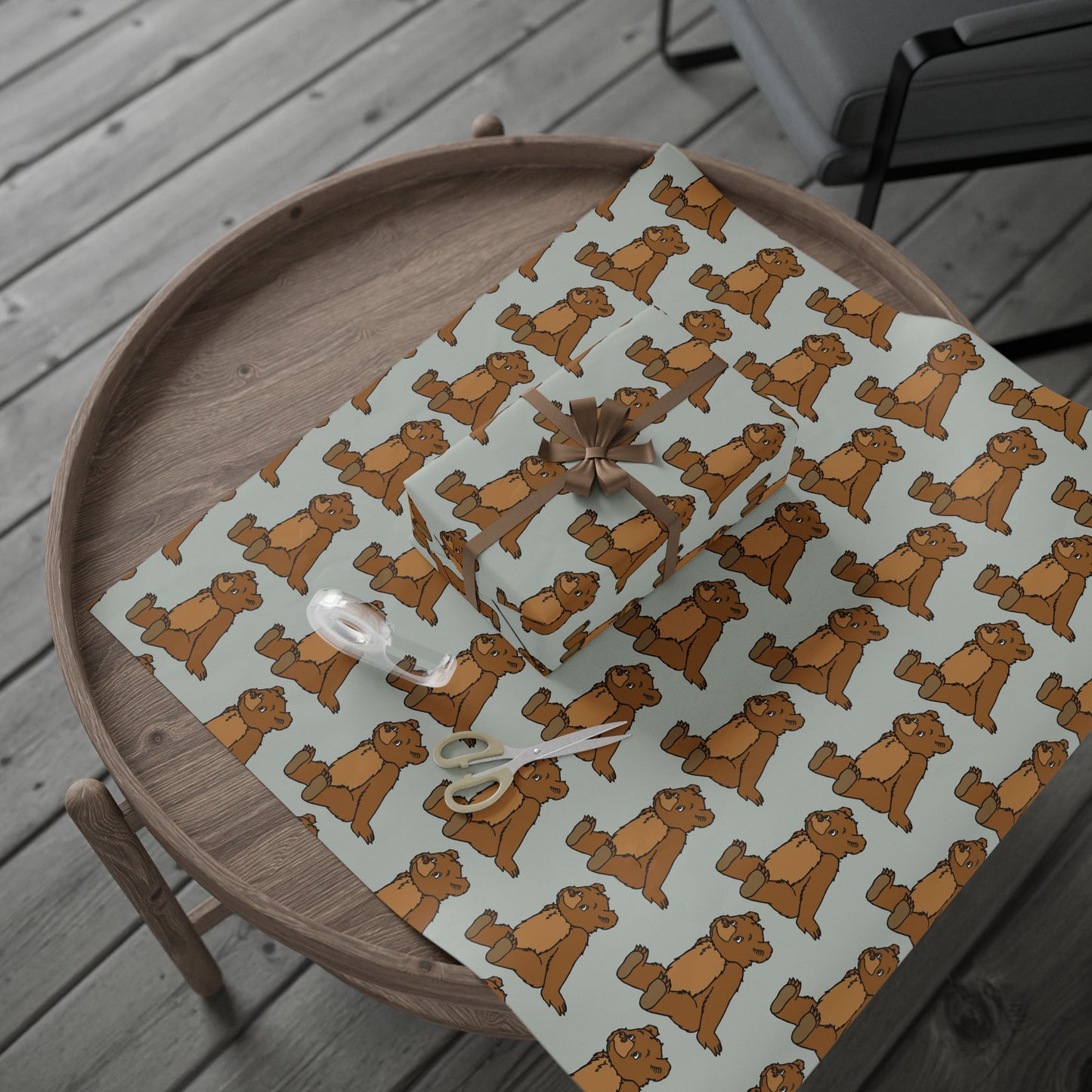 Little Bear Gift Wrapping Paper
