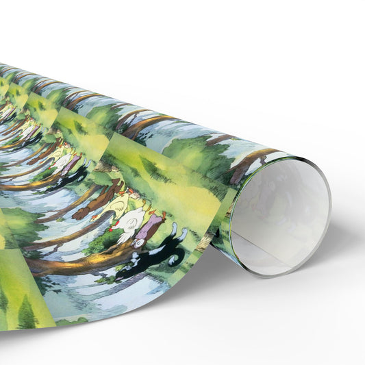Little Bear Forest Nostalgia Gift Wrap