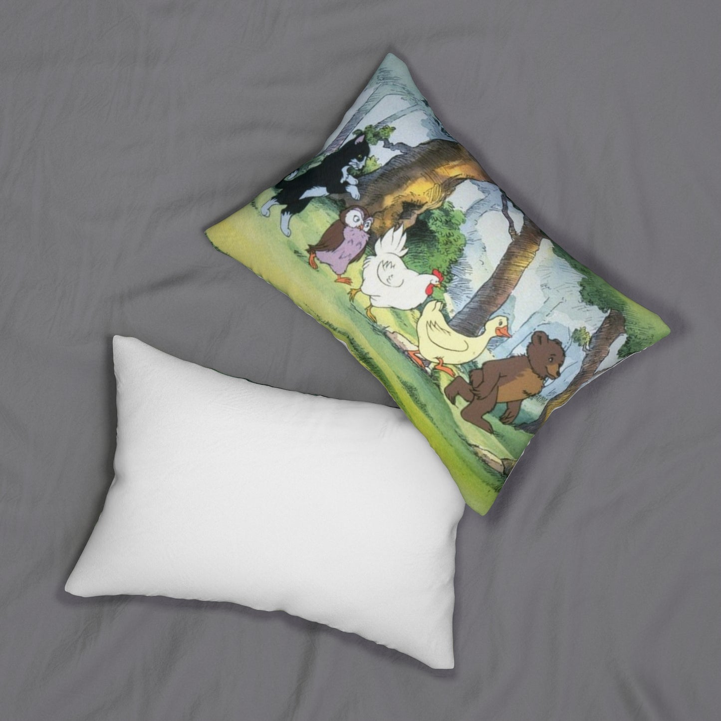 Little Bear Parade Lumbar Pillow