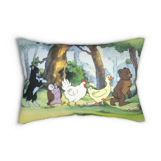 Little Bear Parade Lumbar Pillow