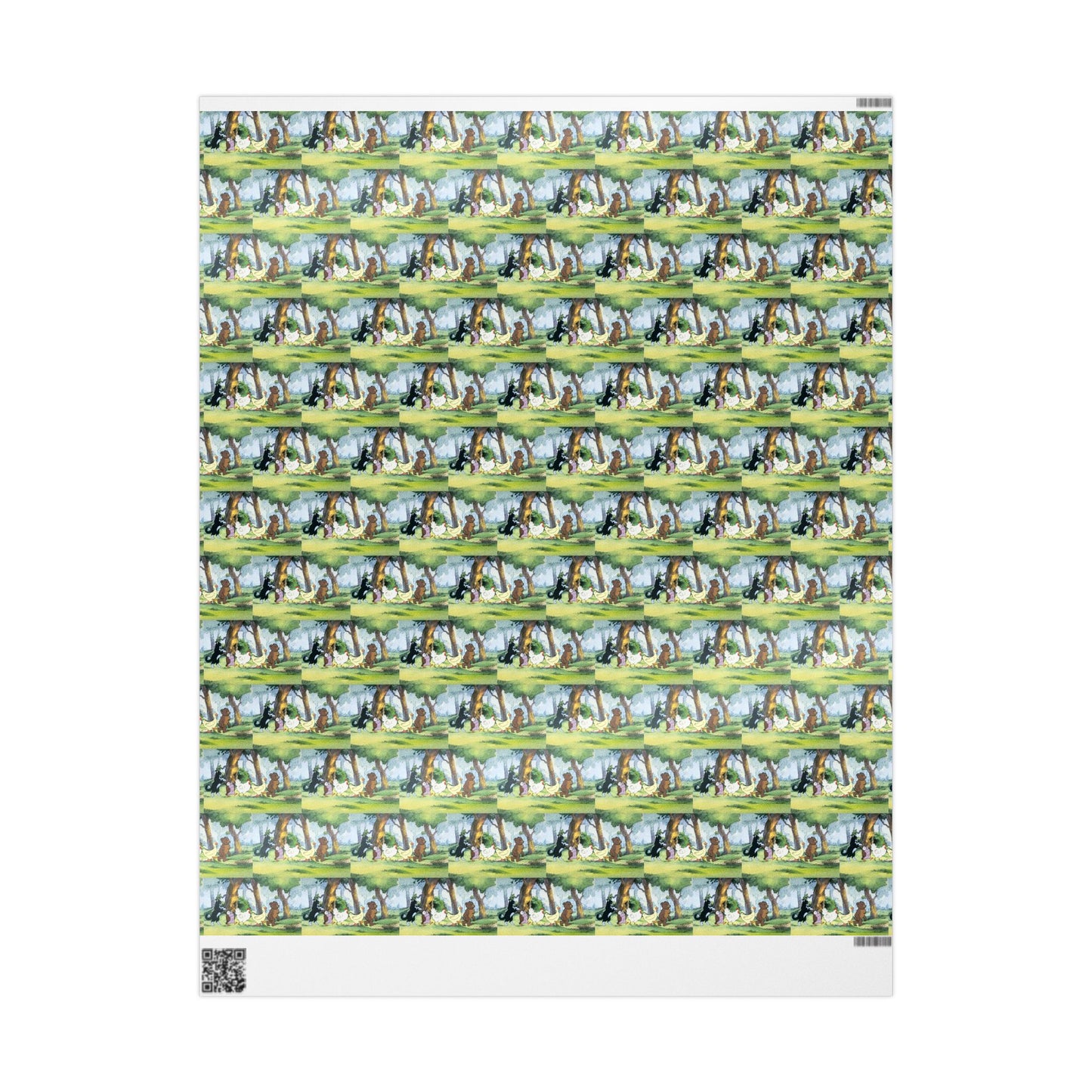 Little Bear Forest Nostalgia Gift Wrap