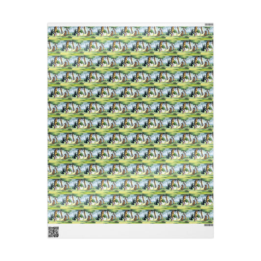 Little Bear Forest Nostalgia Gift Wrap